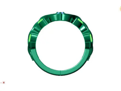 Vine Ring 3D print model