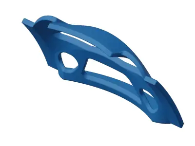 Plastic Car Front Bumper Toy 3D model