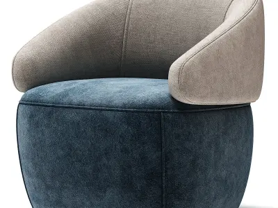 AGORA Armchair By Missana 3D model