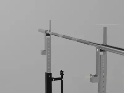 Weightlifting Gym Full Set 3D model