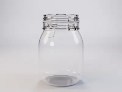 IKEA Korken Jar 34 oz Low-poly 3D model