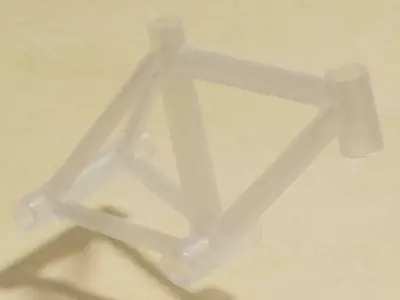 Transparent Bicycle Frame 3D model