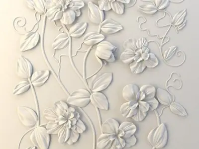 floral decorations 3D model