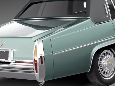 Cadillac DeVille Sedan 1977 3D model