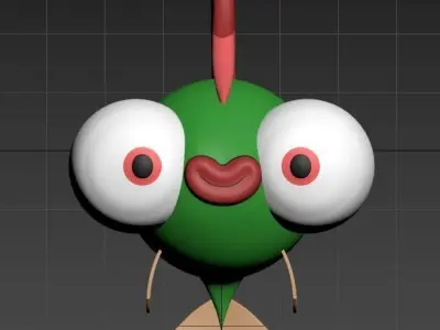 Cartoon Fish 3D model
