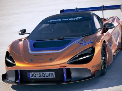 McLaren 720S GT3 2019 3D model