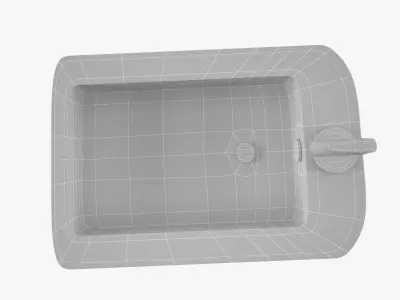 Bidet bathroom sink 3D model