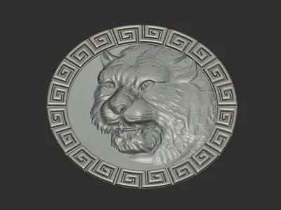tiger head 3D print model purchase