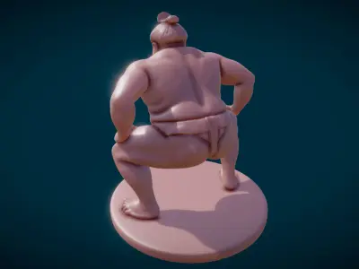 Sumo Wrestler 3D model