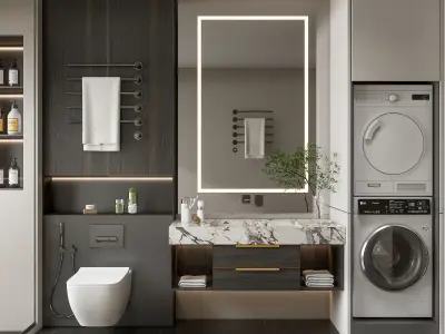 Bathroom 53 3D model