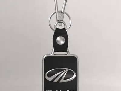 Mahindra car logo keychain 3d model  3D model