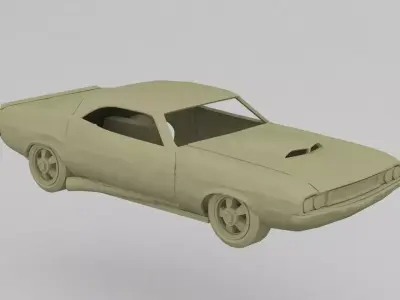 Dodge 1970 3D print model