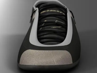 Sneakers silver sneaker 3D model