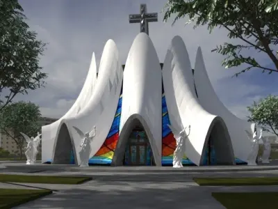 church iglesia jesus asp 3D model