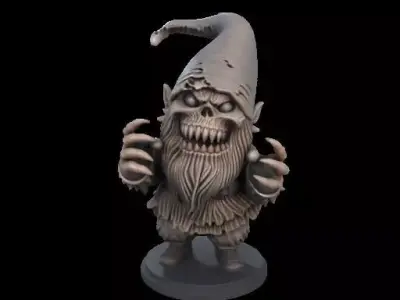 Haunted Horror Gnome 3D print model