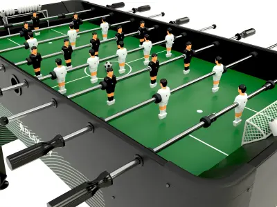Football Table Game 01 3D model