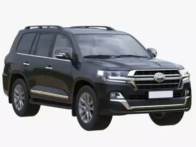 3d model Toyota Land Cruiser  3D print model