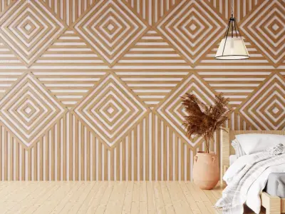 Wall wood seamless set2 v07 3D model