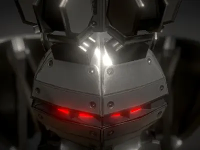 Sphere-Bot - Free Download Free low-poly 3D model