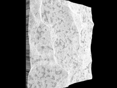 195-RockPanel rock on wall 3D model