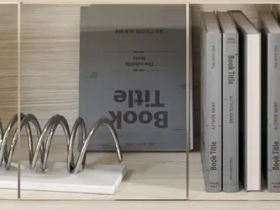 Wardrobe with decor 3D model