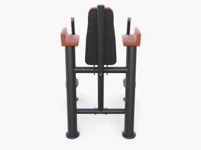 Chin up and dip station v2 3D model