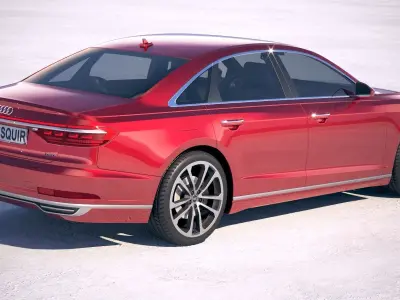 Audi A8 2018  3D model