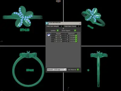 FASION RING 3D model 5