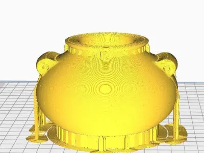 Predynastic Egyptian Vase 3D print model