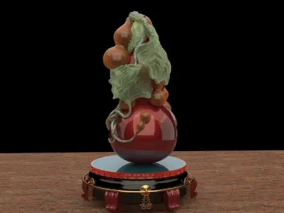 Chinese  gourd  3D model