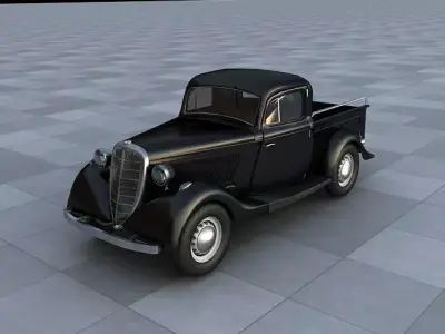 GAZ M415 Pickup 3D model