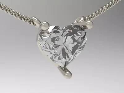 Love Diamond Pendant Package  3D print model