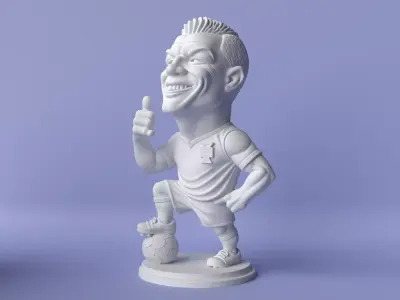 Cristiano Ronaldo Miniature 3D print model