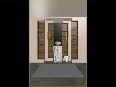 Interior-Bathroom - 260523 3D model