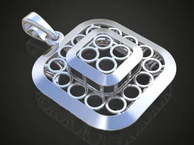 Pendant model 3D 0246 printable model Free 3D print model