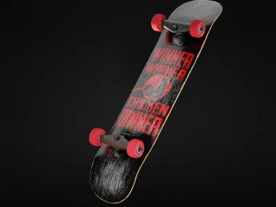 Skateboard 3D model