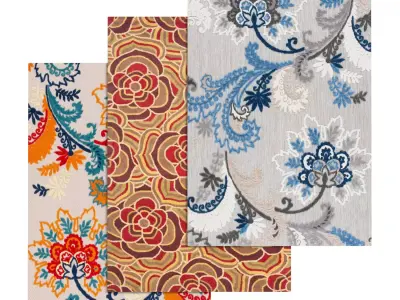 Rug Set 2374 3D model