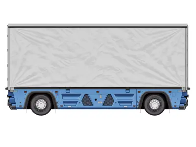 Shuttle Kamaz-3373 3D model