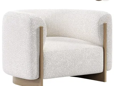 Marlow Armchair By Vorsen 3D model