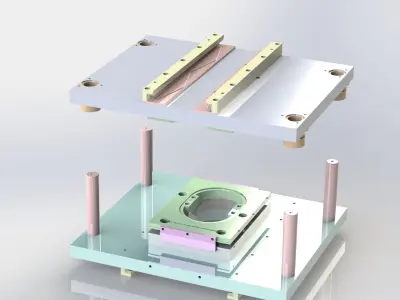 -Flying-  stamping die 3D model