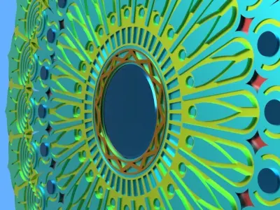 Mandala panel 1 3D model