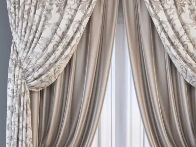 Set 73 Curtains 3D model