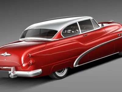 Buick Super Riviera Coupe 1953 3D model