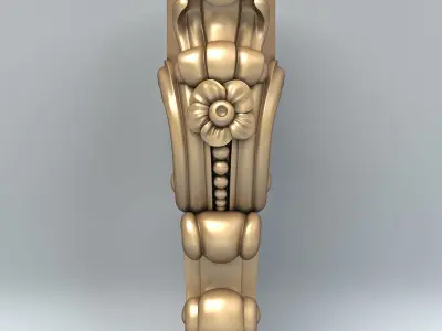 Furniture leg 013 3D model