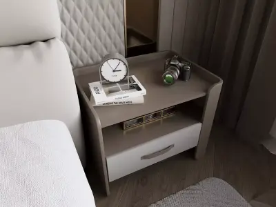 Modern Luxury Master Bedroom 3D model