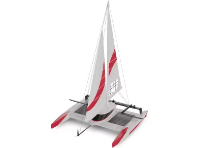 Catamaran 3D model