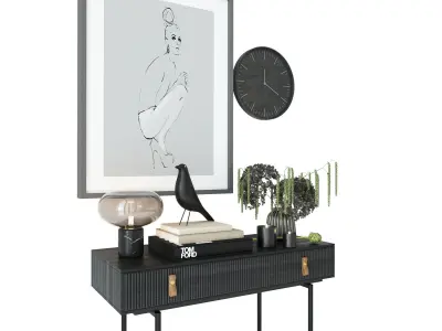 Decorative set 02 3D model