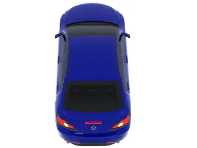 2007-2012 Mazda6 Atenza Low-poly 3D model