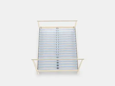 GJORA Bed frame 9 Low-poly 3D model