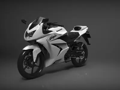 Kawasaki NINJA 250r 3D model